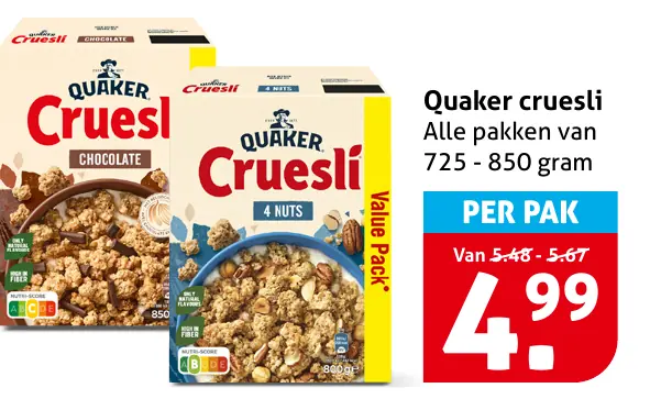 Quaker cruesli