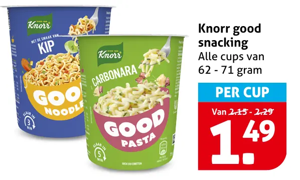 Knorr good snacking