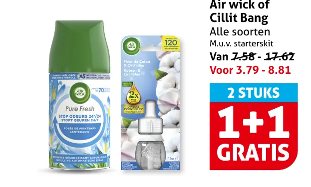 Air Wick of Cillit Bang