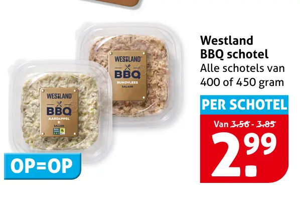 Westland BBQ schotel