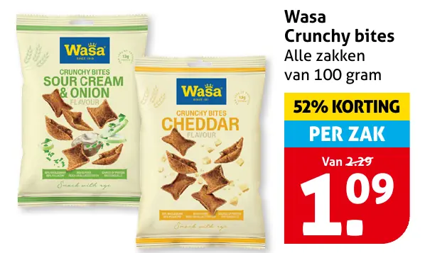 Wasa Crunchy bites