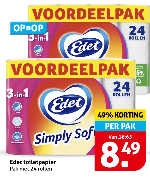 Edet toiletpapier