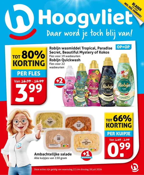 Cover van de Hoogvliet folder week 30