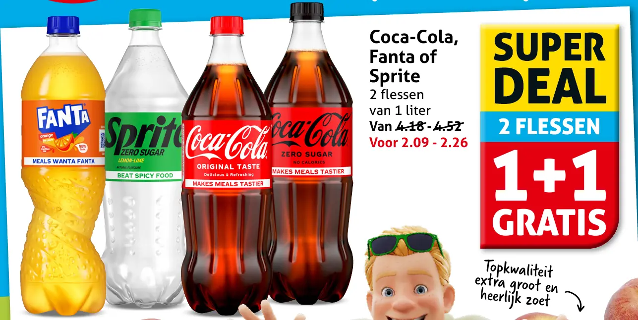 Coca-Cola, Fanta of Sprite