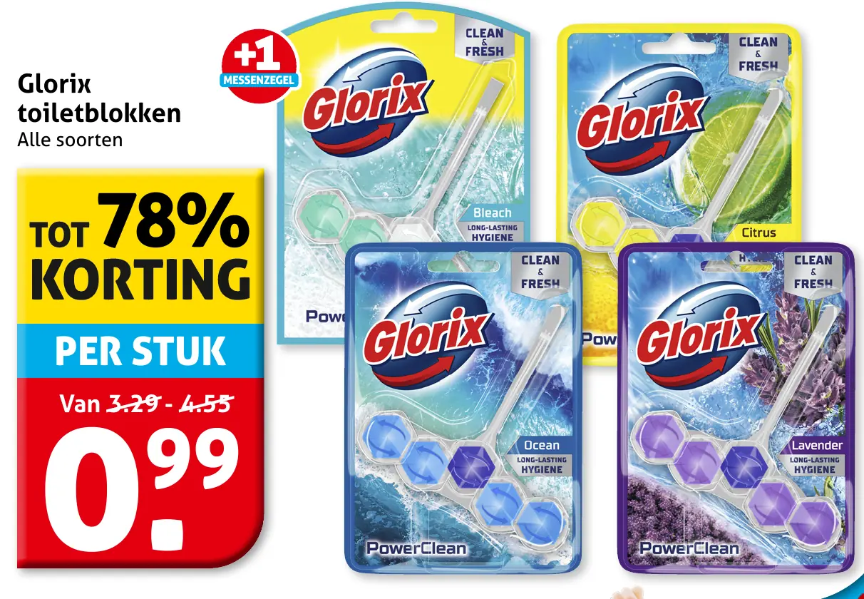 Glorix toiletblokken