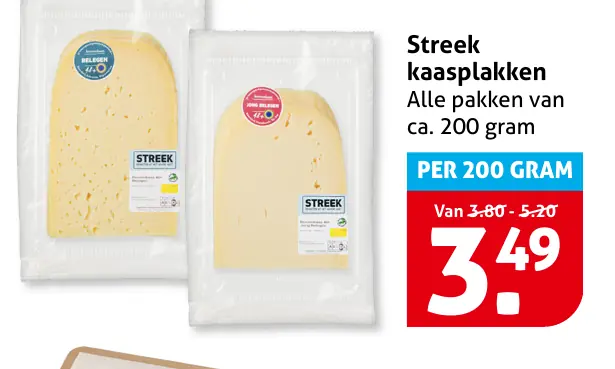 Streek kaasplakken