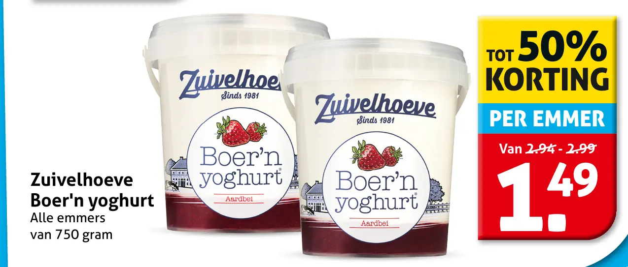 Zuivelhoeve Boer'n yoghurt
