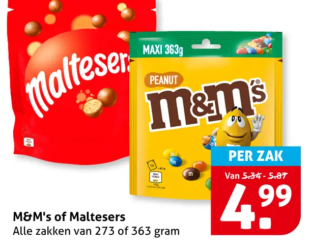 M&amp;M's of Maltesers