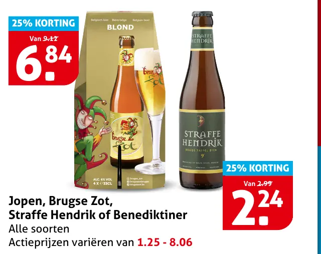 Jopen, Brugse Zot, Straffe Hendrik of Benediktiner