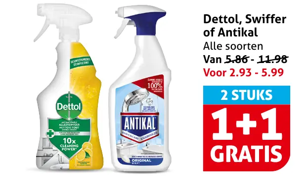 Dettol, Swiffer of Antikal