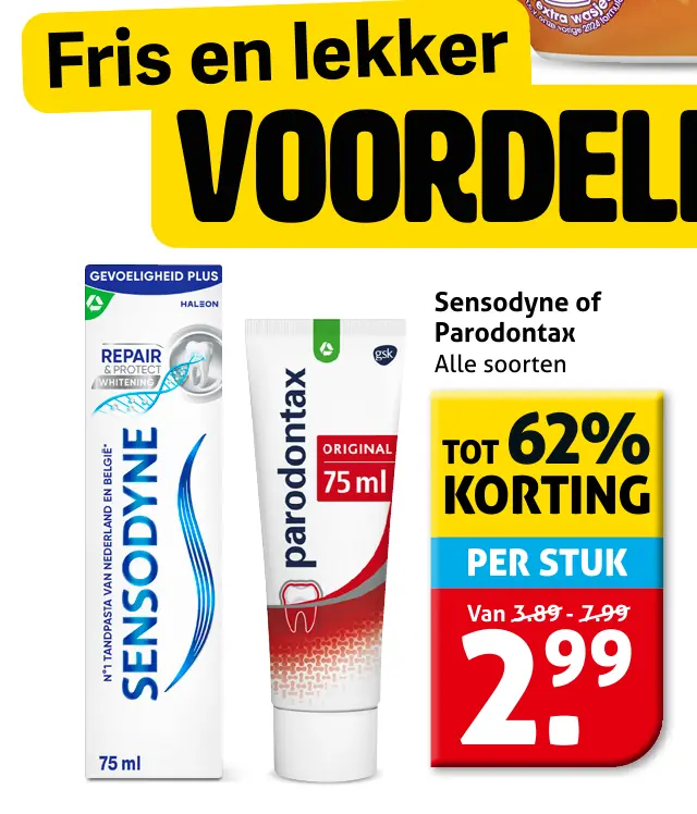 Sensodyne of Parodontax