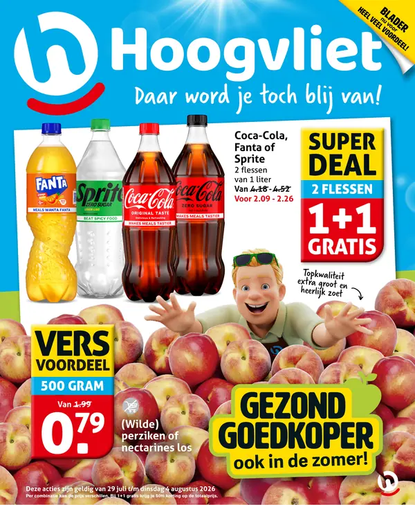 Cover van de Hoogvliet folder week 31