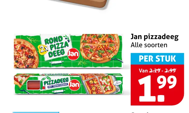 Jan pizzadeeg
