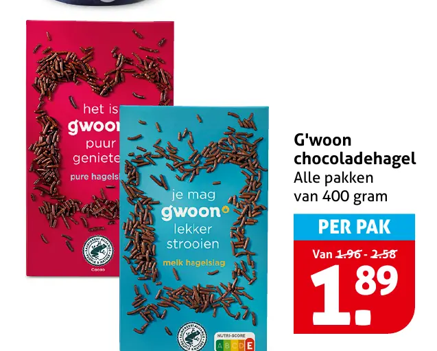 G'woon chocoladehagel