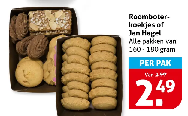Roomboterkoekjes of Jan Hagel