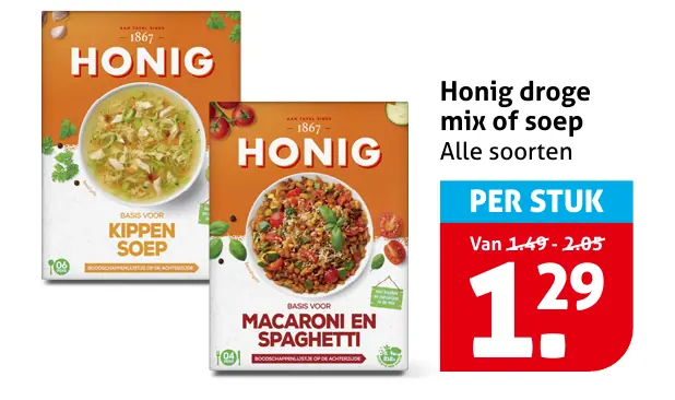 Honig droge mix of soep