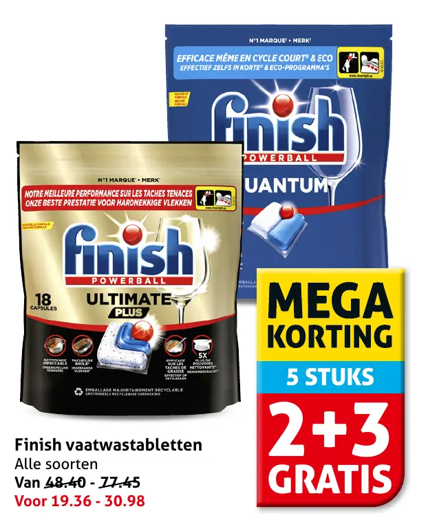 Finish vaatwastabletten