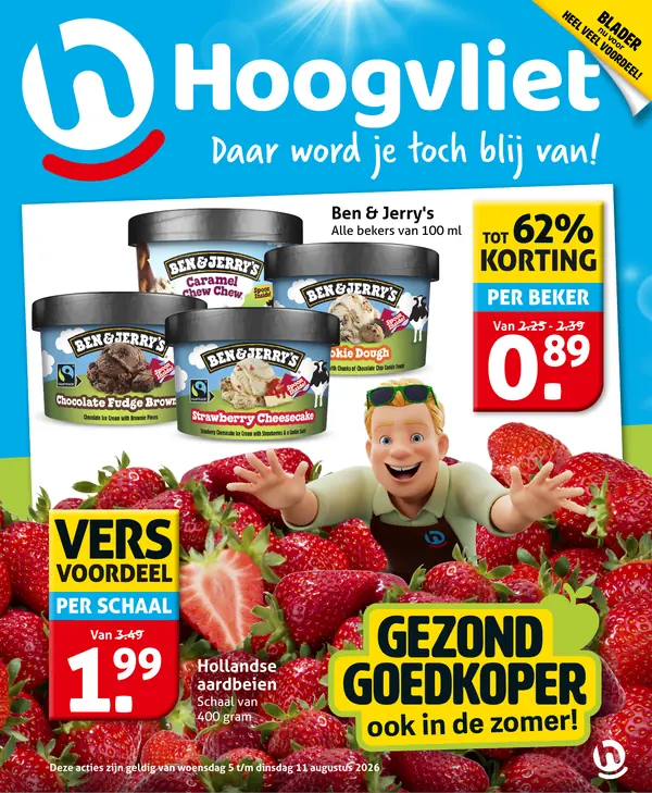 Cover van de Hoogvliet folder week 32