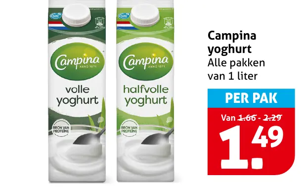 Campina yoghurt