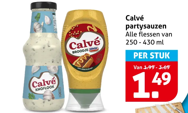 Calv&eacute; partysauzen