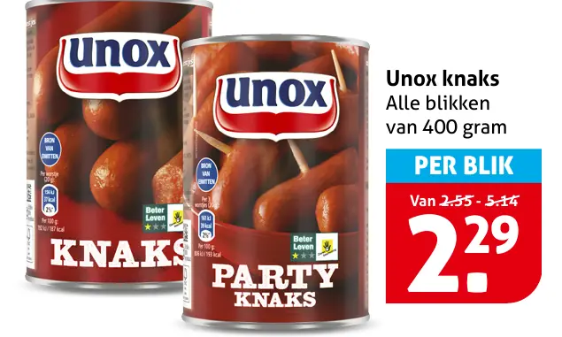 Unox knaks