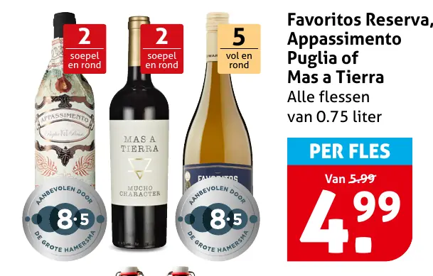 Favoritos Reserva, Appassimento Puglia of Mas a Tierra