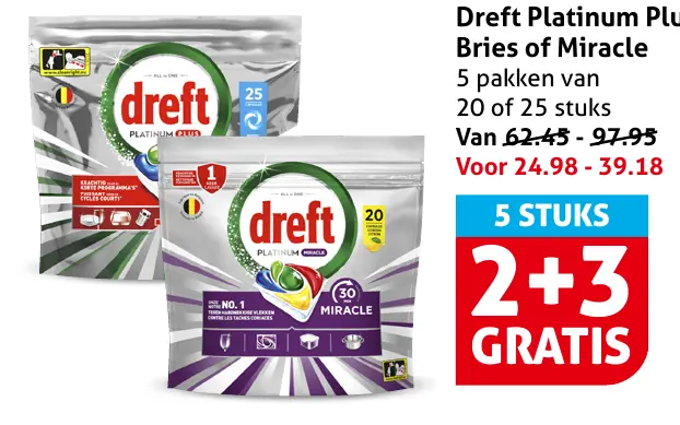 Dreft Platinum Plus Bries of Miracle