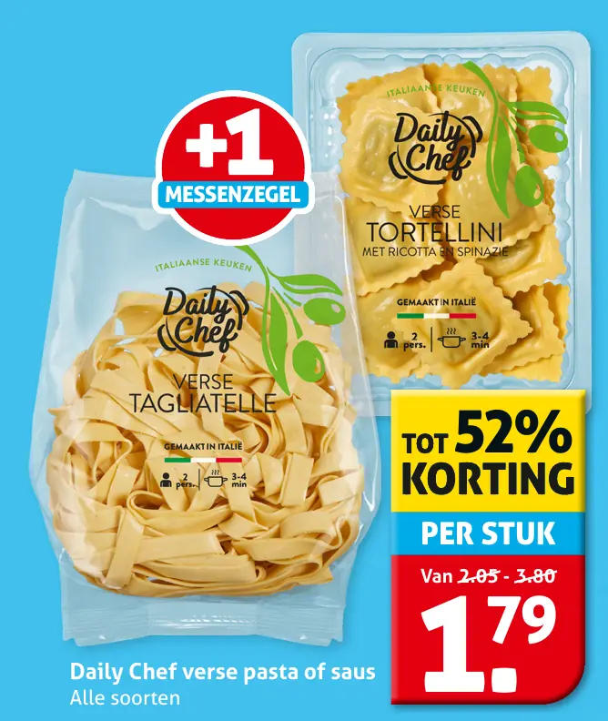 Daily Chef verse pasta of saus