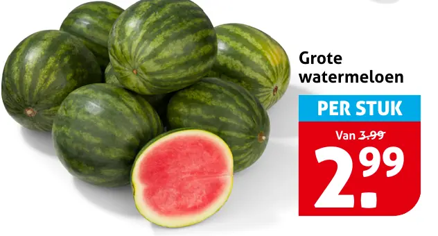 Grote watermeloen