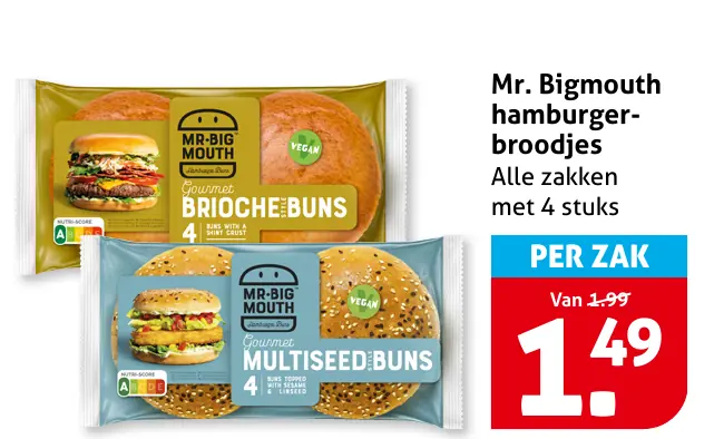 Mr. Bigmouth hamburgerbroodjes
