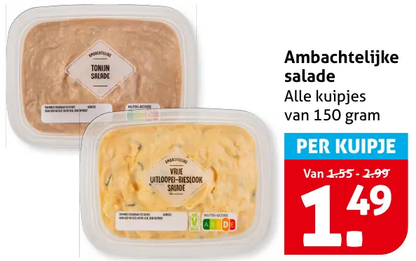 Ambachtelijke salade