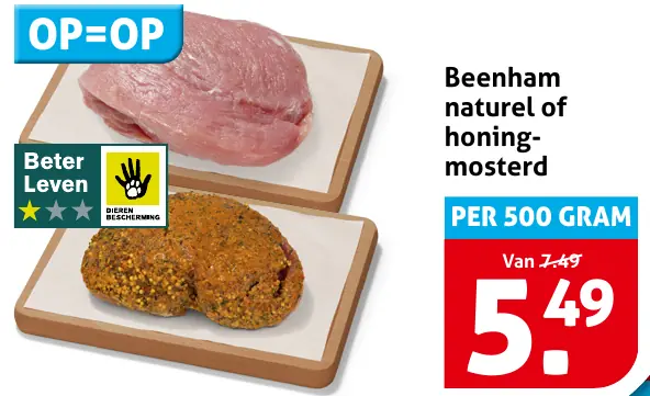Beenham naturel of honing-mosterd