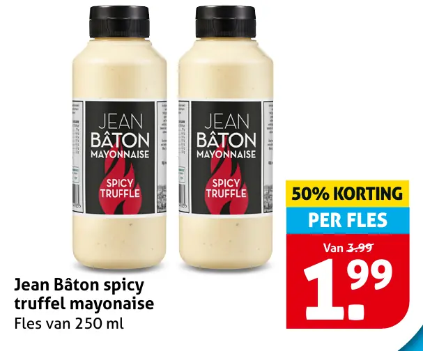 Jean B&acirc;ton spicy truffel mayonaise