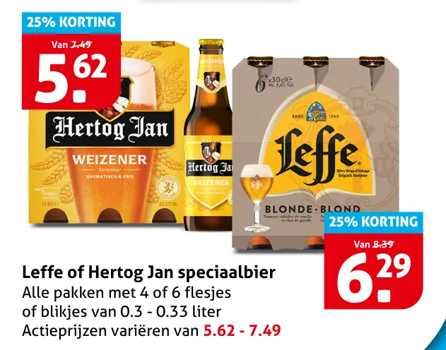 Leffe of Hertog Jan speciaalbier