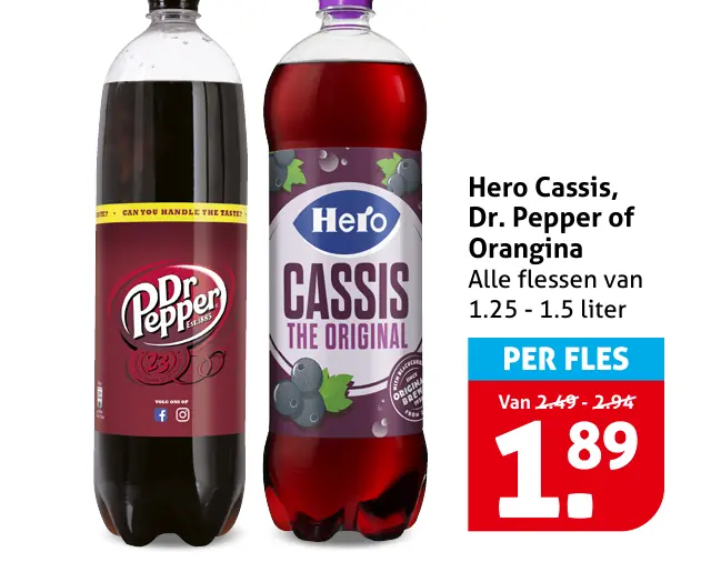 Hero Cassis, Dr. Pepper of Orangina