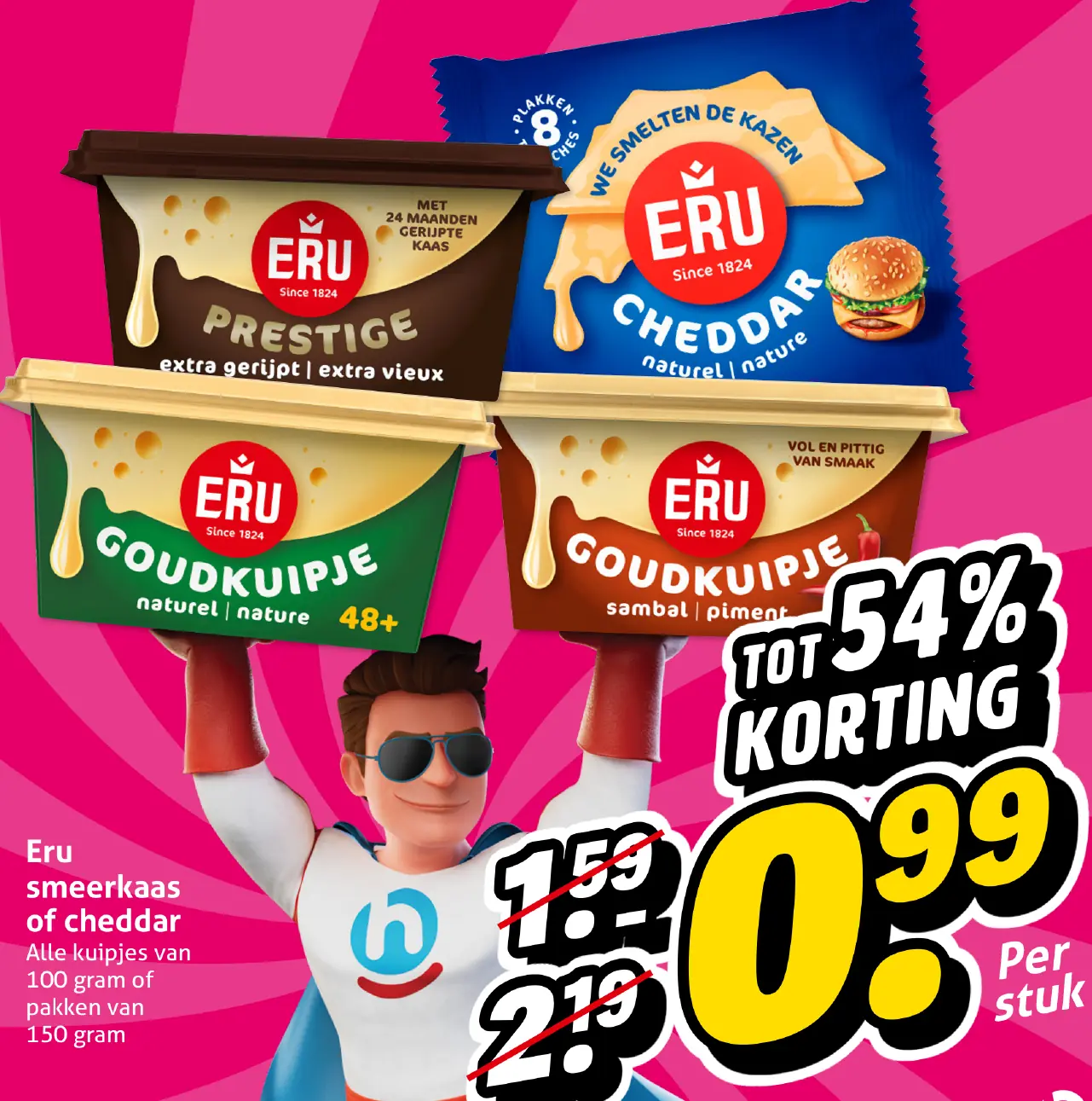 Eru smeerkaas of cheddar
