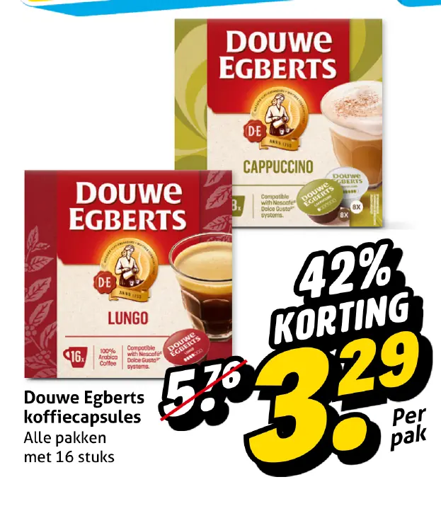 Douwe Egberts koffiecapsules