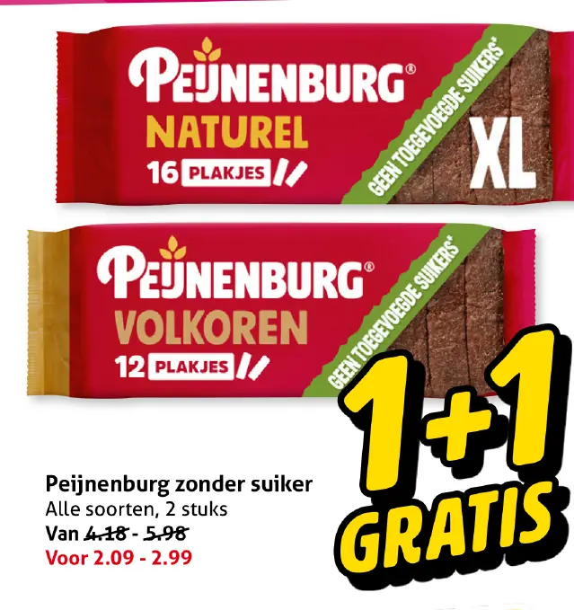 Peijnenburg zonder suiker