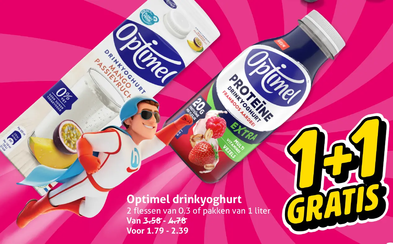 Optimel drinkyoghurt