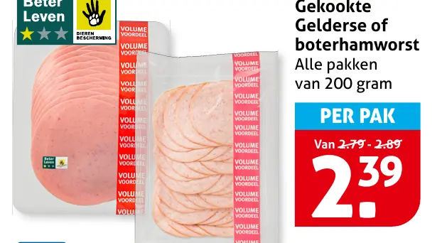 Gekookte Gelderse of boterhamworst