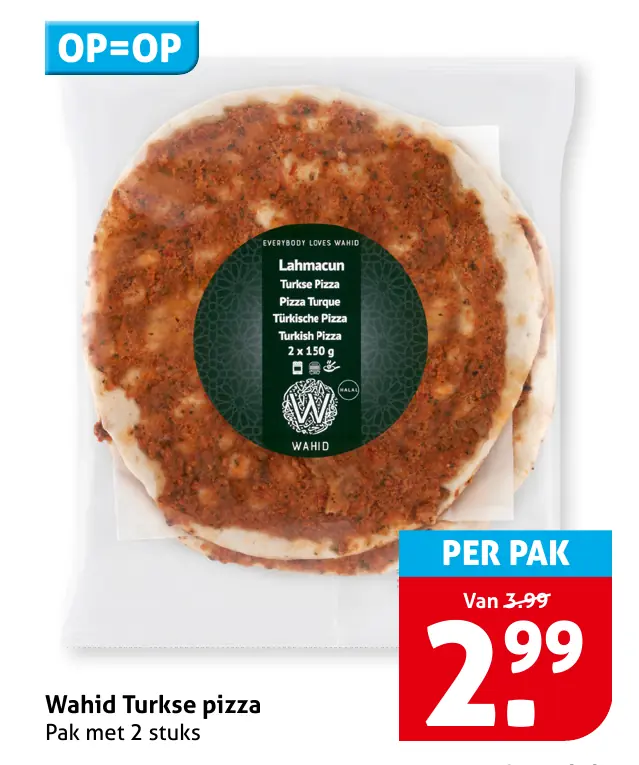 Wahid Turkse pizza