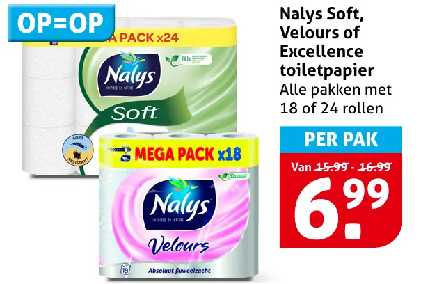 Nalys Soft, Velours of Excellence toiletpapier