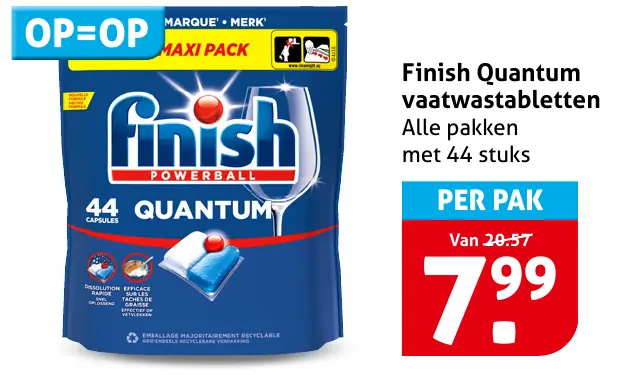 Finish Quantum vaatwastabletten
