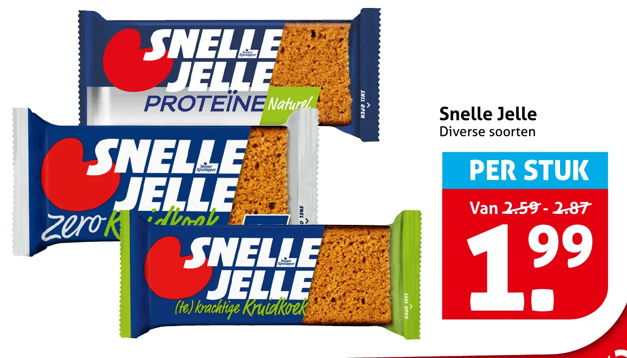 Snelle Jelle alle soorten