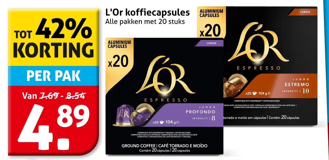 L 'Or koffiecapsules