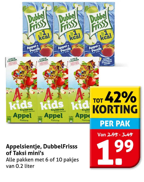 Appelsientje, DubbelFrisss of Taksi mini's