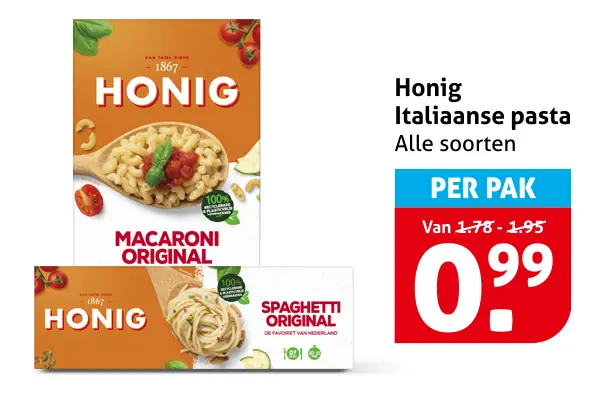 Honig Italiaanse pasta