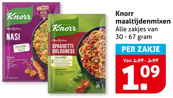 Knorr maaltijdenmixen