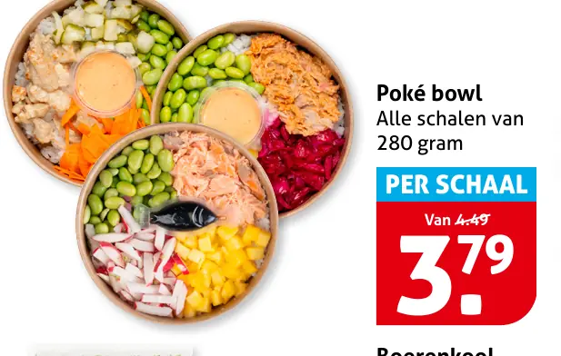 Fresh & Easy poke bowl