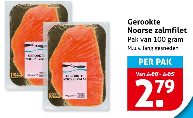 Gerookte Noorse zalmfilet